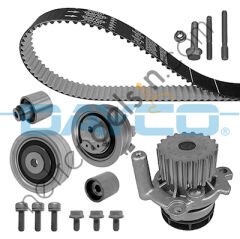 DAYCO KTBWP7880 EKSANTRIK RULMAN KITI (DEVIRDAIMLI) CRAFTER CKUB CAAA CAAB CAY A4 A5 A6 Q5 GOLF VI T6 LEON OCTAVIA SUPER B CADDY III AMAROK 1,2 1,6 2,0 2,0TDI 07>  VW-AUDI-SEAT-SKODA BİNEK TRİGER SETİ