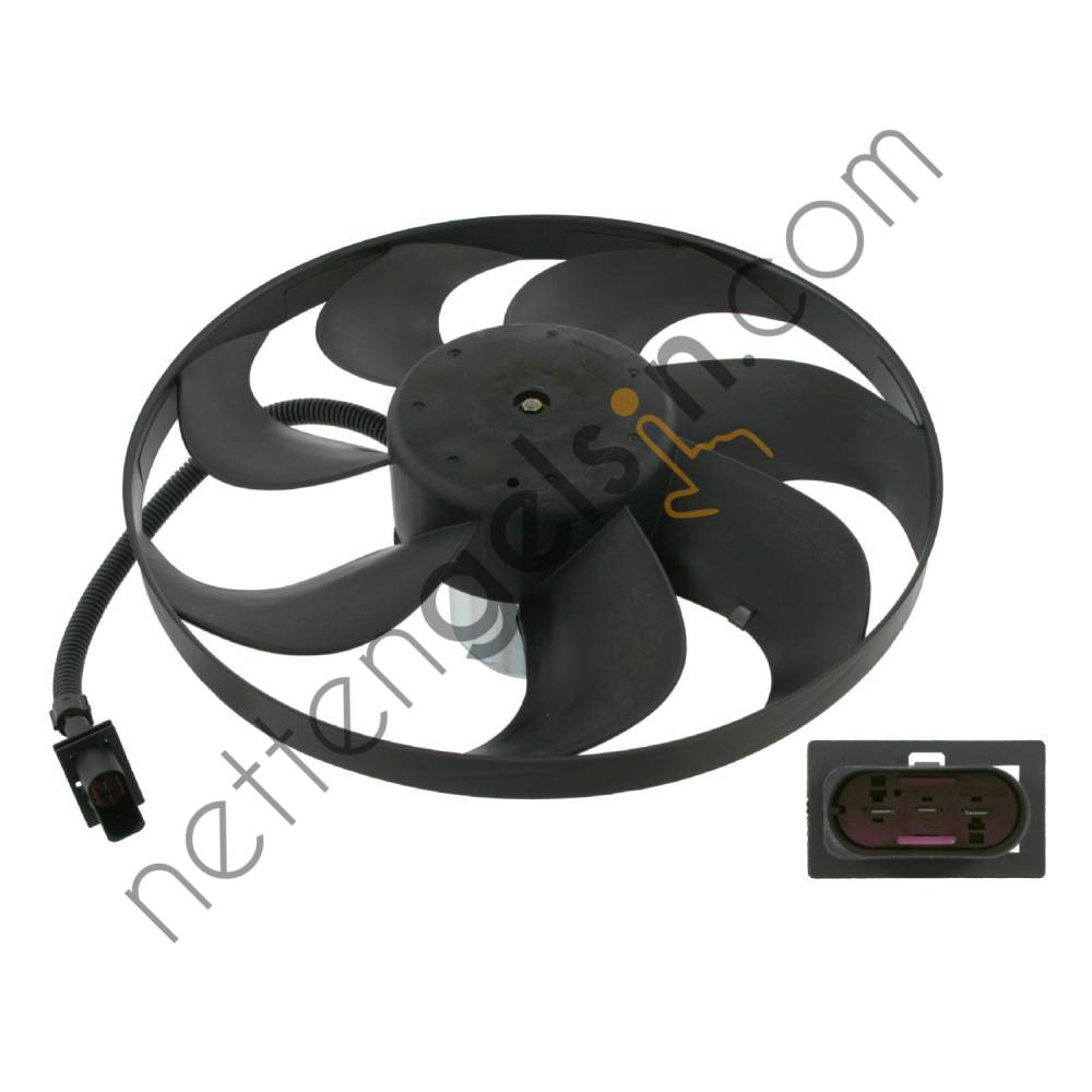 FEBI 14742 FAN MOTORU (250 / 80W 350mm) A3 TT AROSA IBIZA IV LEON TOLEDO II SKODA FABIA OCTAVIA BORA GOLF IV LUPO NEW BEETLE POLO / CLASSIC  VW-AUDI-SEAT-SKODA BİNEK FAN MOTORU