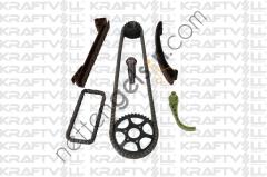 KRAFTVOLL 12100021 EKSANTRIK ZINCIR SETI (OM668) W168 98>04 VANEO 414 02>05  MERCEDES BİNEK MOTOR ZINCIR SETI