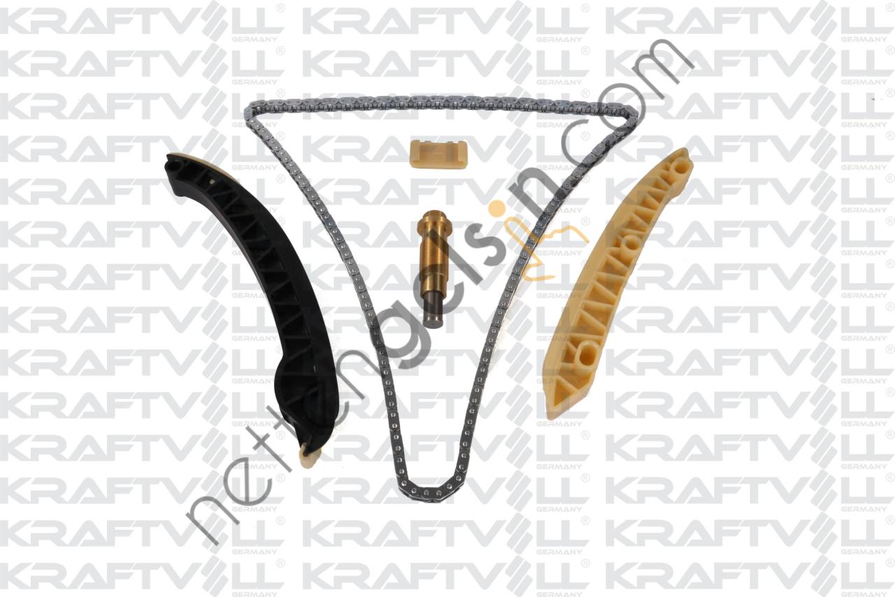 KRAFTVOLL 12100027 EKSANTRIK ZINCIR SETI (M271.9 Kompressor) W203 02>07 CL203 02>08 W204 07>14 C209 02>09 W211 02>08 R171 04>11  MERCEDES BİNEK MOTOR ZINCIR SETI