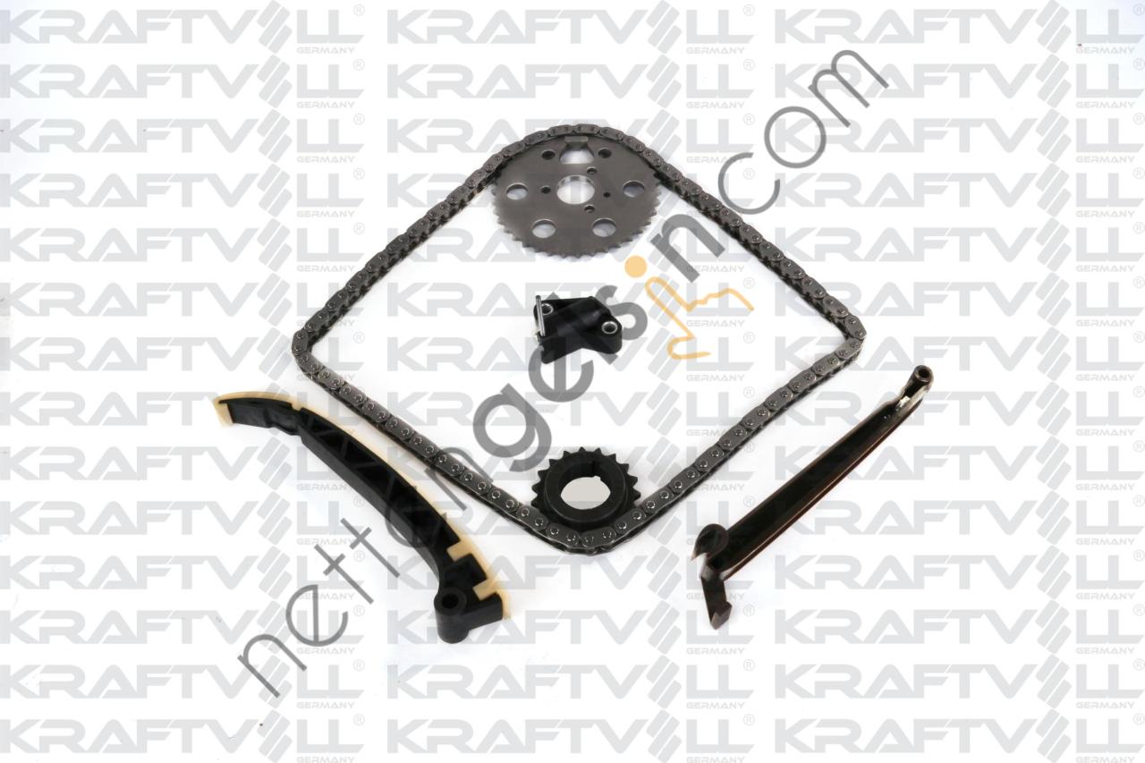 KRAFTVOLL 12100024 EKSANTRIK ZINCIR SETI (OM660) CABRIO 450 01>04 CITY-COUPE 450 99>04 FORTWO 07>  MERCEDES BİNEK MOTOR ZINCIR SETI