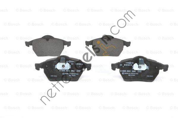 BOSCH 0986424360 ON FREN BALATASI VECTRA B X20XEV  OPEL BİNEK FREN BALATASI
