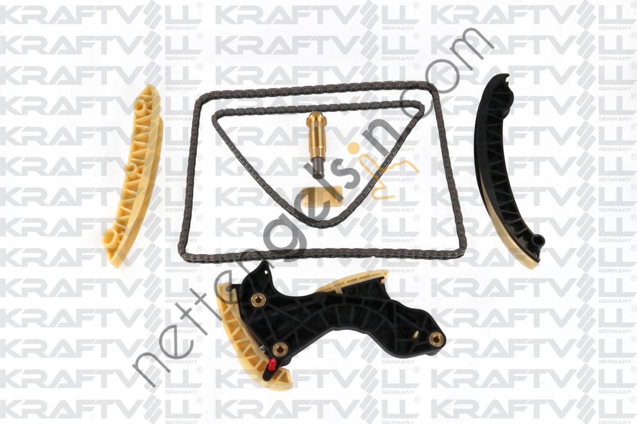 KRAFTVOLL 12100026 EKSANTRIK ZINCIR SETI (M271.9 Kompressor, BALANS GERGILI) W203 02>07 CL203 02>08 W204 07>14 C209 02>09 W211 02>08 R171 04>11  MERCEDES BİNEK MOTOR ZINCIR SETI