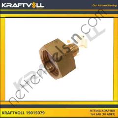 KRAFTVOLL 19015079 FITTING ADAPTOR 1/4 SAE (10 ADET)  GENEL BİNEK KLIMA SISTEM ÜRÜNLERI