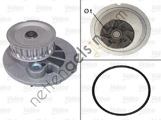 VALEO 506703 DEVIRDAIM SU POMPASI ASTRA F ASTRA G CORSA C VECTRA B VECTRA C X16XEL Z16XE  OPEL BİNEK DEVİRDAİM