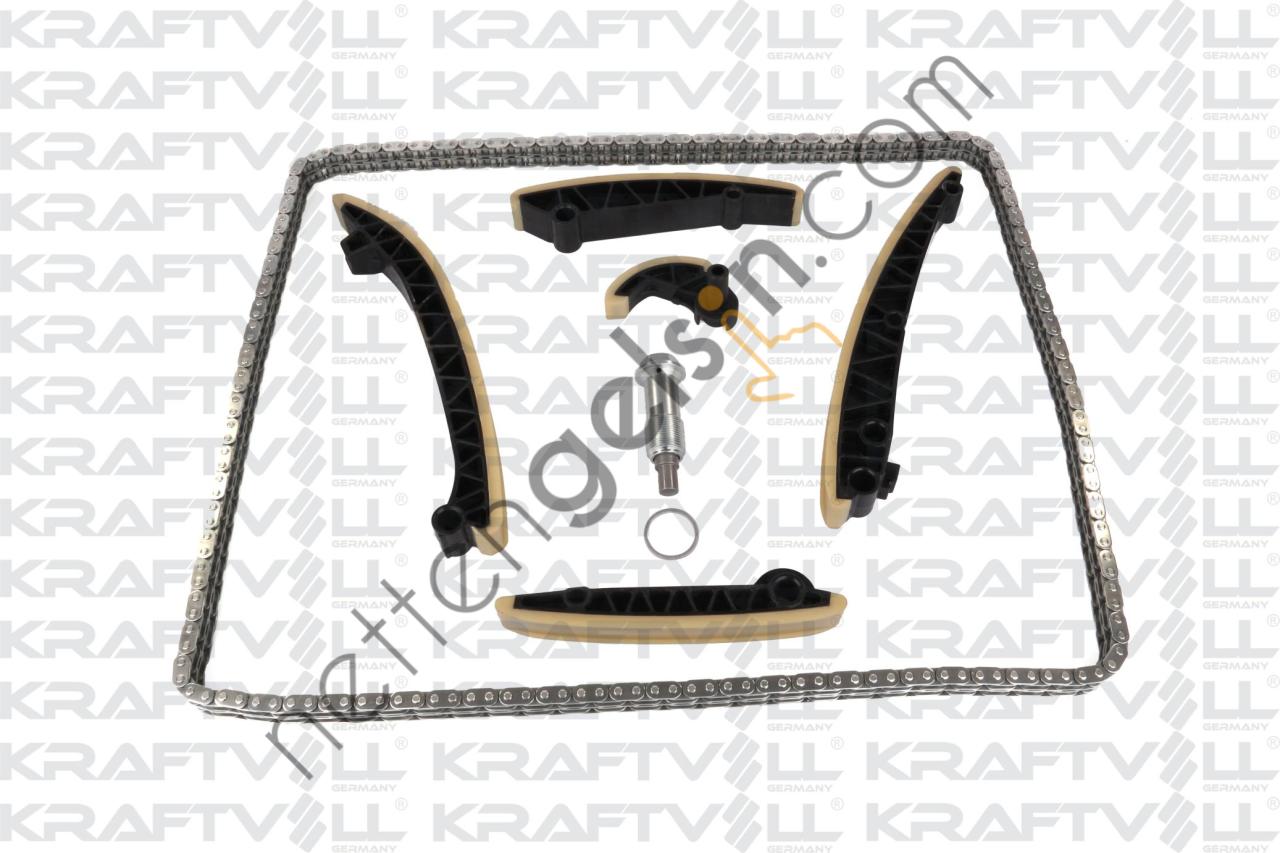 KRAFTVOLL 12100030 EKSANTRIK ZINCIR SETI (OM642, IKILI) W203 05>07 W204 07>14 C218 13>17 W212 09>15 W221 09>13 VITO W639 06> SPRINTER 906 06>  MERCEDES BİNEK MOTOR ZINCIR SETI