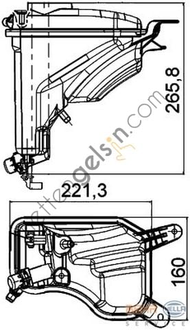 BEHR CRT207000S RAD. SU DEPOSU E 81/87/90/92/93(CRT207000S) 17137607482 BMW