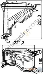 BEHR CRT207000S RAD. SU DEPOSU E 81/87/90/92/93(CRT207000S) 17137607482 BMW