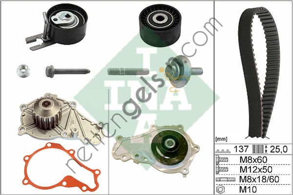 INA 530037530 TRIGER SETI  PEUGEOT-CITROEN BİNEK TRİGER SETİ