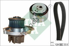 INA 530046230 TRIGER SETI ALBEA BRAVA BRAVO DOBLO PUNTO IDEA MAREA PALIO SIENA STILO EGEA 1,2 16V / 1,4 16V 03>  FIAT BİNEK TRİGER SETİ
