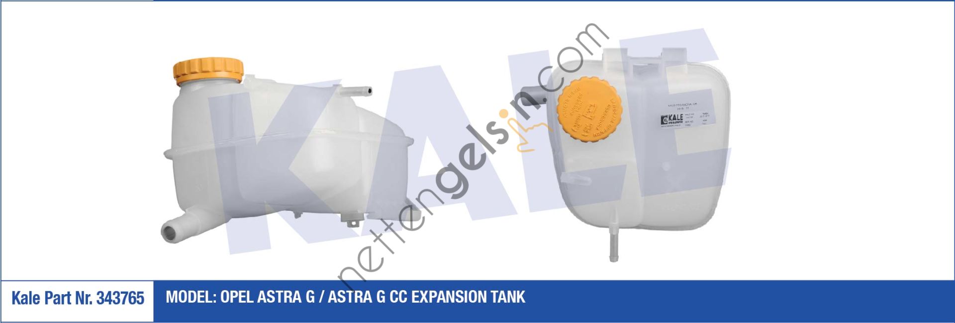 KALE 343765 GENLESME TANKI OPEL ASTRA G / ASTRA G CC  OPEL BİNEK YEDEK SU DEPOSU
