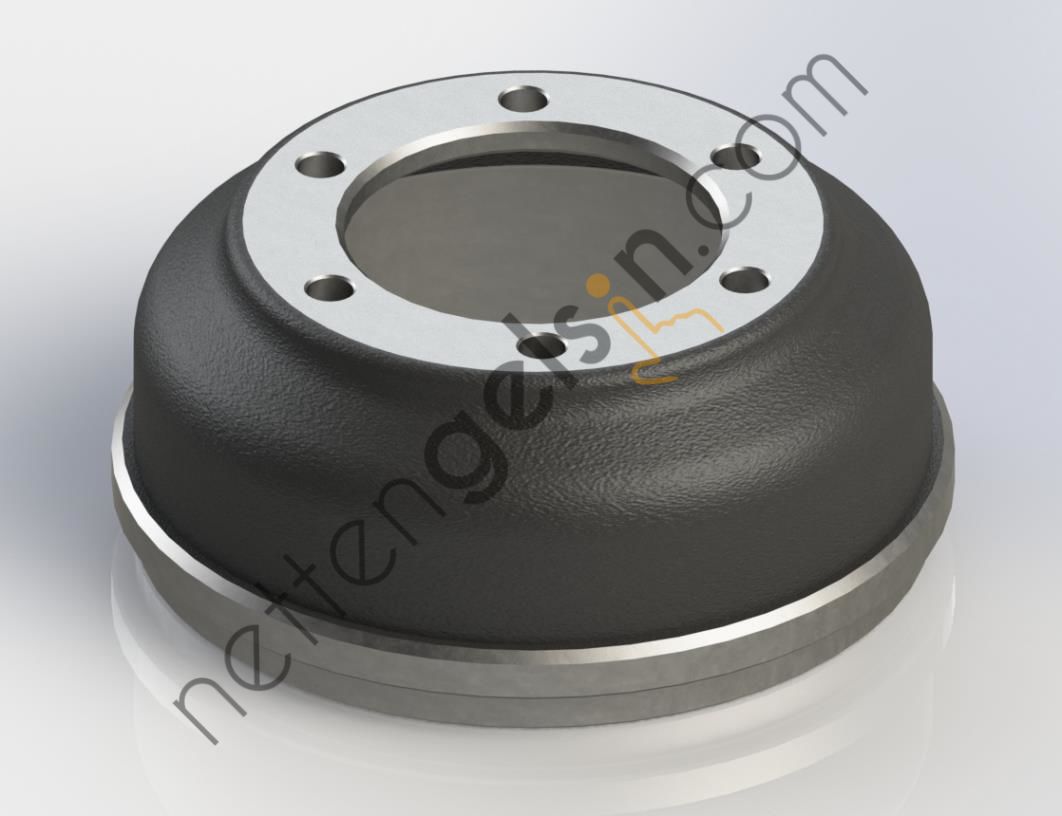 KRAFTVOLL 07050012 ARKA KAMPANA TRANSIT T15 91 00 (2620KG)  FORD BİNEK FREN KAMPANASI