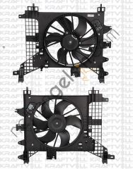 KRAFTVOLL 08120006 RADYATOR FAN MOTORU DAVLUMBAZLI DUSTER 1.5 DCI. 1.6 16V 10>  DACIA BİNEK FAN MOTORU