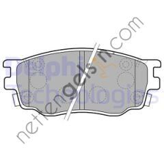 DELPHI LP1916 ON FREN BALATASI MAZDA 6 2002-2007  MAZDA BİNEK FREN BALATASI