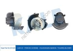 KALE 351425 KALORIFER MOTORU Q7 06>15 CAYENNE 03> AMAROK 10>13 TOUAREG 02>10 2.0 3.0 4.2TDI CDCA BKS CATA 48.50 CJTC CJWC  VW-AUDI-SEAT-SKODA BİNEK KALORİFER MOTORU