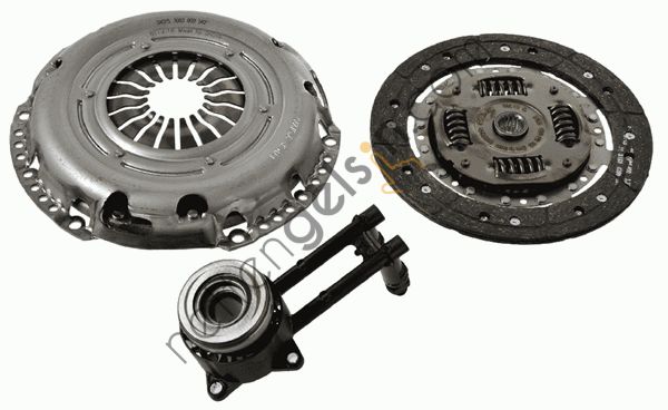 SACHS 3000 990 022 DEBRIYAJ SETI FOCUS I 1,4 16V / 1,6 16V / 1,8 16V BENZINLI 98>04 FOCUS II CMAX 03>05 FIESTA 02>08 FUSION 02>12 1,6 ZETEC S 16V 03>05 RULMANLI   FORD BİNEK DEBRİYAJ SETİ