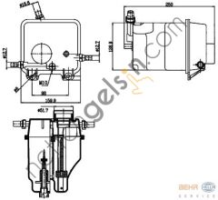 BEHR CRT125000S RAD. SU DEPOSU E-53 N-62/ RANGE 3.0 TD6 17137501959 BMW