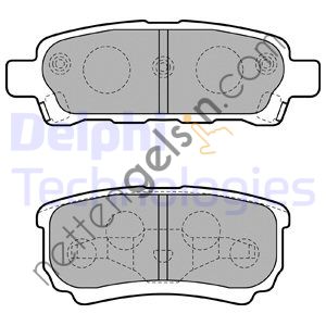 DELPHI LP1852 ARKA FREN BALATASI OUTLANDER2,0 4WD,2,4 4WD (05&sol;03-)-LANCER ESTATE&sol;WAGON (09&sol;03-)   MITSUBISHI BİNEK