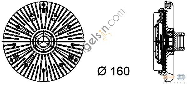 BEHR CFC93000P TERMİK E-46&sol;53&sol;65 M-57 N 17417789256 BMW