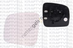 KRAFTVOLL 09080179 DIS DIKIZ AYNA CAMI ELEKTIRIKLI ISITMALI SOL ASFERIK CAMLI TRANSPORTER T5 (03-10) CADDY (04-14)  VW-AUDI-SEAT-SKODA BİNEK DIKIZ AYNA CAMI