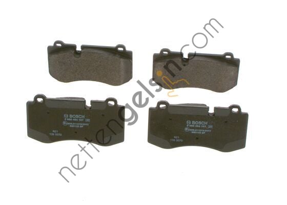 BOSCH 0986494167 FREN BALATASI ON W211 05>08 W221 06>13 C216 06>13 R230 01>12  MERCEDES BİNEK FREN BALATASI