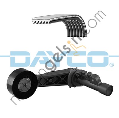 DAYCO KPV284 ALTERNATOR V KAYIS SETI 2008 208 3008 I II 5008 I II 308 II 508 I II C3 III C4 II 1.6THP- MINI COOPE  PEUGEOT-CITROEN BİNEK V KAYIS GERGI SETI