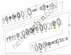 EURORICAMB 60531095 SENKROMENÇ GÖBEĞİ 3-4 G210/211/230/231/240/260  MERCEDES
