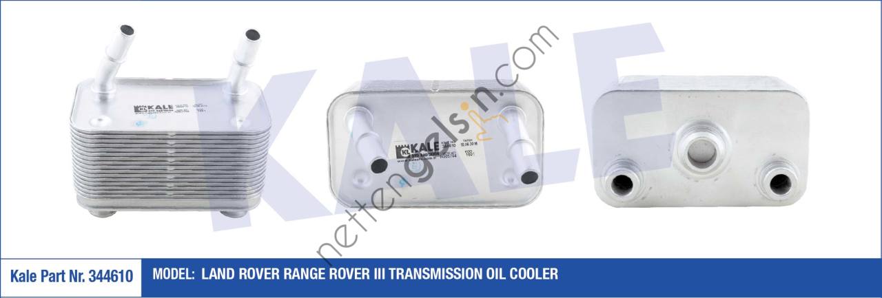 KALE 344610 MOTOR YAG SOGUTUCU M62 B44 RANGE ROVER 3 VOGUE (L322) 4.4 02>05  LAND ROVER BİNEK MOTOR YAĞ SOĞUTUCU