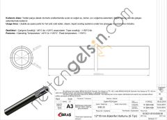 IBRAS 66117 KALORIFER HORTUMU 12mm x 19mm (1 MT) 65502 15 / 32 INC EPDM / EPDM  GENEL BİNEK RULO HORTUM