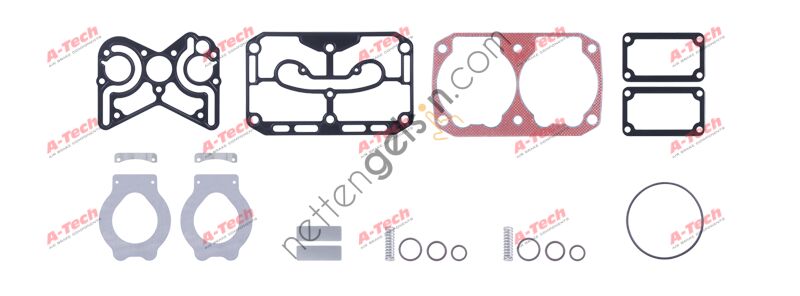 A-TECH 458.01.2350 KOMPRESOR PISTON+SEGMAN SET (86,00MM STD) - FORD CARGO / 1835-3235-1838 YENI TIP  FORD AĞIR VASITA MOTOR PISTONU