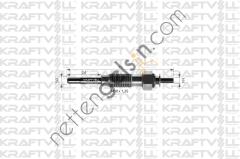 KRAFTVOLL 05030103 KIZDIRMA BUJISI 10,5V MITSUBISHI JUPITER PERKINS 700 SERIES  TRAKTÖR AĞIR VASITA BUJİ