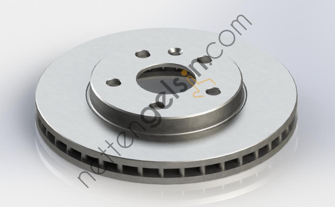 KRAFTVOLL 07040102 ON FREN DISKI HAVALI INSIGNIA 16 INCH JANT ICIN 296MM  OPEL BİNEK FREN DİSKİ