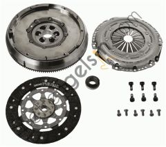 SACHS 2290 601 002 VOLANT + DEBRIYAJ SETI C3-C4-C5-P206-P207-P307-P308-P407-P1007-P3008-PARTNER TEPEE DV6(1,6HDI 16V) 0  PEUGEOT-CITROEN BİNEK DEBRİYAJ SETİ