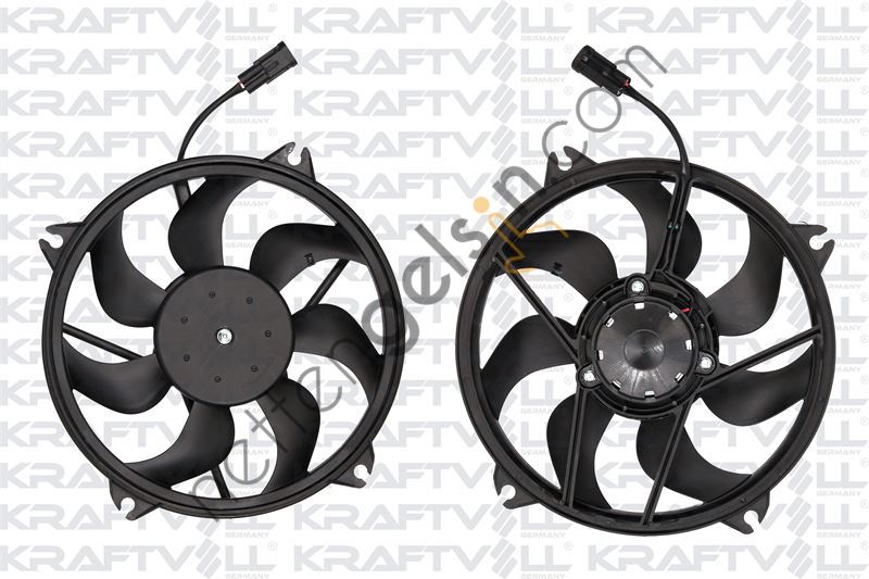 KRAFTVOLL 08120034 FAN MOTORU PARTNER II BERLINGO II 1,6HDI / 2,0HDI XSARA II 1,4HDI / 1,6 16V OTOMATIK KLIMASIZ 350W  PEUGEOT-CITROEN BİNEK FAN MOTORU