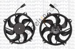 KRAFTVOLL 08120034 FAN MOTORU PARTNER II BERLINGO II 1,6HDI / 2,0HDI XSARA II 1,4HDI / 1,6 16V OTOMATIK KLIMASIZ 350W  PEUGEOT-CITROEN BİNEK FAN MOTORU