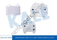 KALE 354355 YAG SOGUTUCU W203 W210 SPRINTER 901 903  MERCEDES BİNEK MOTOR YAĞ SOĞUTUCU