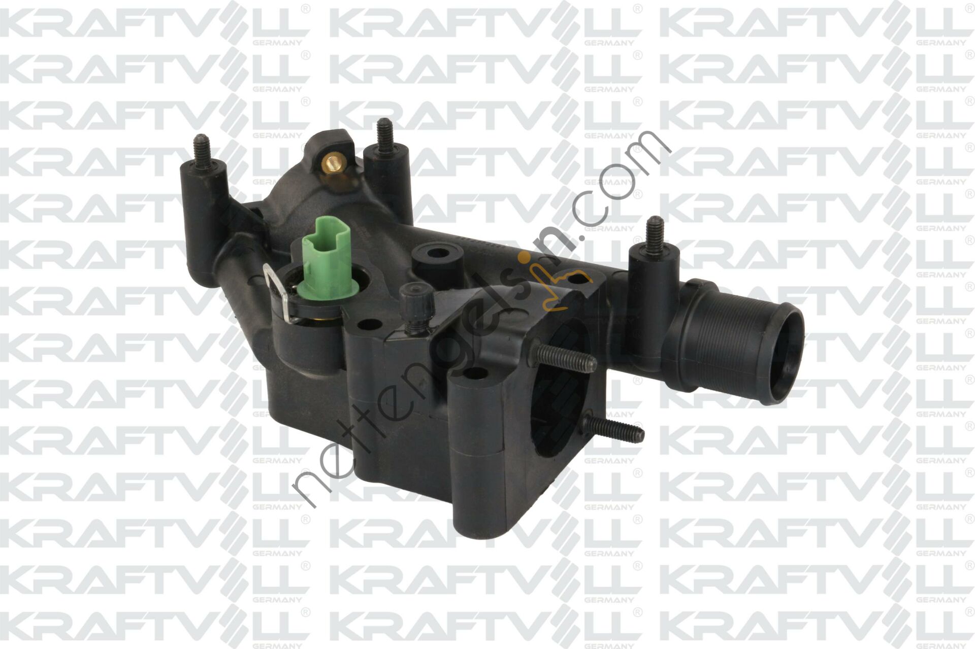 KRAFTVOLL 08100091 TERMOSTAT GOVDESI KOMPLE TERMOSTATSIZ C4 C4 PICASSO C5 II C5 III 307 406 YM P38 407 EW7A 1.8 16V  PEUGEOT-CITROEN BİNEK TERMOSTAT