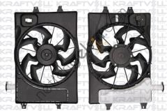 KRAFTVOLL 08120038 RADYATOR FANI KOMPLE HYUNDAI ELANTRA 1.6 2016-> 6 ILERI VITES  HYUNDAI BİNEK FAN MOTORU