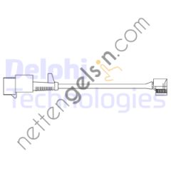 DELPHI LZ0293 FREN IKAZ KABLOSU ON DAILY 06>14  IVECO HAFİF TİCARİ FREN BALATA FISI