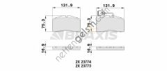 BRAXIS AB0480 ON FREN BALATASI A8 2.8.2.5TDI.3.7.S8 QUATTRO.3.3TDI QUATTRO.2.5TDI  VW-AUDI-SEAT-SKODA BİNEK FREN BALATASI