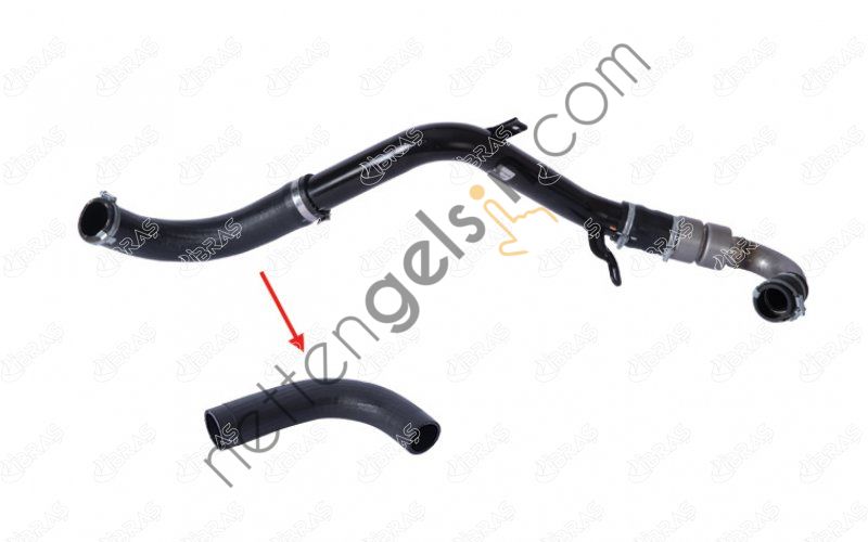 IBRAS 19957 TURBO HORTUMU BUYUK METAL BORU HARIC FORD C MAX I 2.0 TDCI FORD FOCUS II 2.0 TDCI  FORD BİNEK TURBO HORTUMU