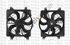KRAFTVOLL 08120051 KLIMA FANI KOMPLE ACCENT 1994 2000 (YUMURTA KASA)  HYUNDAI BİNEK