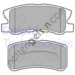 DELPHI LP1691 ARKA FREN BALATASI PAJERO II 2,5TD 12/90-04/00-PAJERO III3.5 V6 GDI (04/00-),3,2 DI-D (04/00-10/01)  MITSUBISHI BİNEK FREN BALATASI