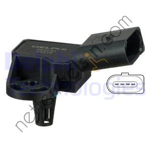 DELPHI PS10161 MAP BASINC SENSORU AMAROK 10>12 CADDY 11>15 GOLF V-VI JETTA 06> PASSAT 06>15 POLO 05>  VW-AUDI-SEAT-SKODA BİNEK BASINÇ SENSÖRÜ