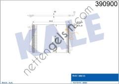 KALE 390900 KLIMA RADYATORU BMW M54 M57 N X5 E53   BMW BİNEK KLİMA RADYATÖRÜ