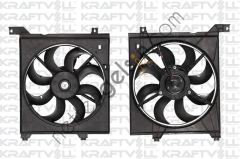 KRAFTVOLL 08120052 RADYATÖR FANI KOMPLE KIA CERATO 05->  KIA BİNEK FAN MOTORU