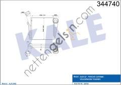 KALE 344740 TURBO RADYATORU TOUAREG 2,5-5,0TDI 03>10 Q7 3,0-4,2TDI 06>15 CAYENNE 4,2 02>07  VW-AUDI-SEAT-SKODA BİNEK TURBO RADYATÖRÜ