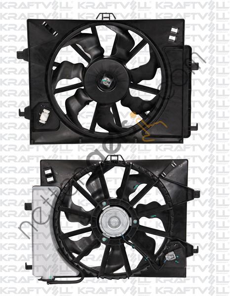 KRAFTVOLL 08120020 RADYATÖR FAN MOTORU DAVLUMBAZLI HYUNDAI I20 1,4 CRDI 2012->  HYUNDAI BİNEK FAN MOTORU
