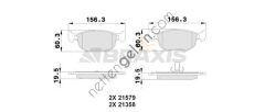 BRAXIS AB0488 ON FREN BALATASI FORD ESCORT V MONDEO I SCORPIO  FORD BİNEK FREN BALATASI