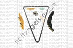 KRAFTVOLL 12100056 EKSANTRIK ZINCIR SETI TRANSIT V347 3,2TDCI 200PS 07>14 RANGER 3.2 200PS 11>17   FORD BİNEK MOTOR ZINCIR SETI
